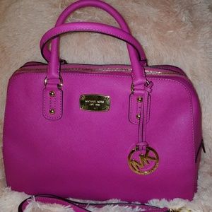 Michael Kors Large Saffiano Satchel